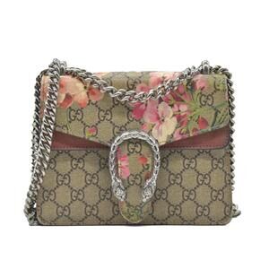 Gucci GG Supreme Monogram Blooms Mini Dionysus Beige